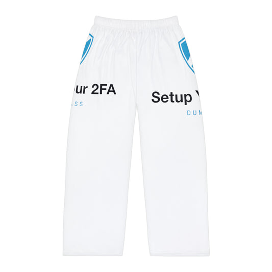 Setup Your 2FA : Secure Our World - Men's Pajama Pants (AOP)